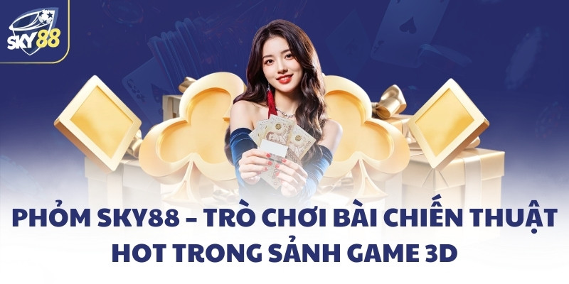 Phỏm SKY88 – Trò chơi bài chiến thuật hot trong sảnh game 3D